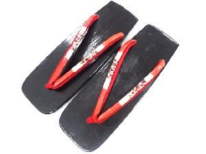 漆塗り　桐下駄(23センチ)